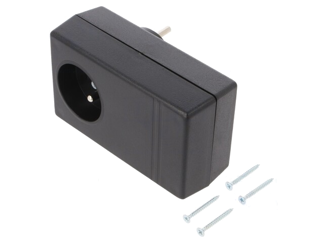 Behuizing: voor voedingseenheid; X: 71mm; Y: 120mm; Z: 45mm; ABS Behuizing: voor voedingseenheid; X: 71mm; Y: 120mm; Z: 45mm; ABS